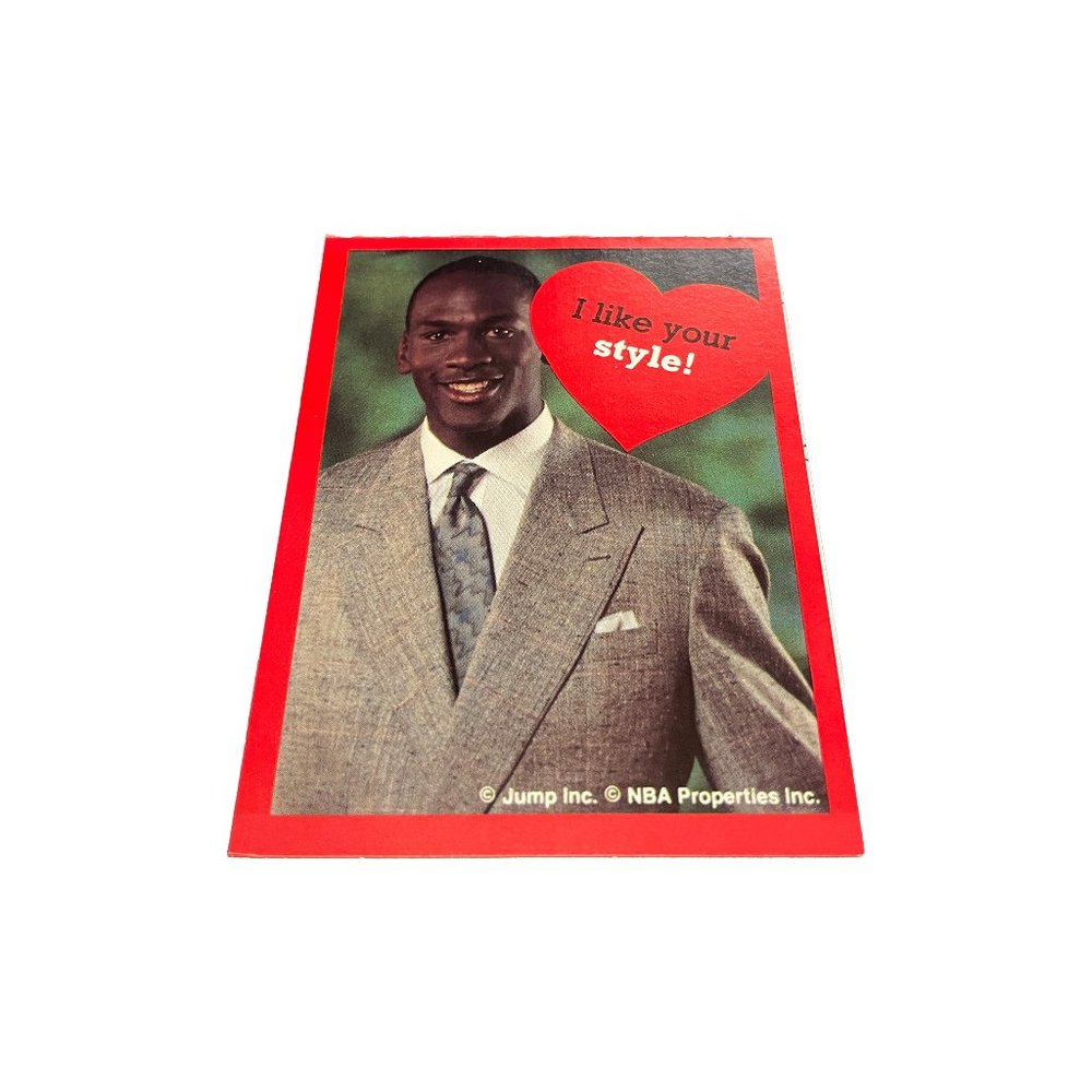 Vintage Michael Jordan Valentine From 1990s I Like Your Style